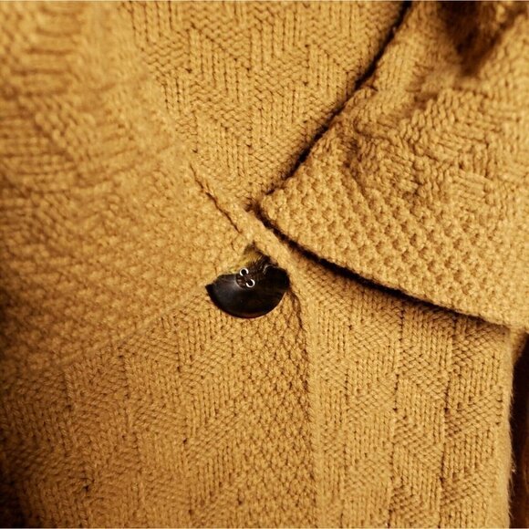 JM Collection Womens Brown Chunky Cardigan Large - Picture 4 of 7